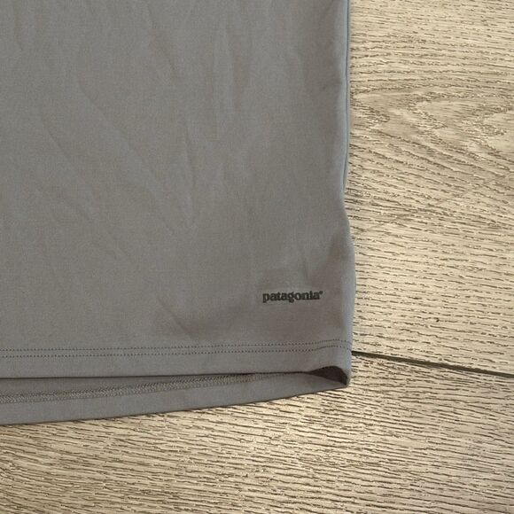 Patagonia Shirt Mens Large Grey Capilene Hiking Base Layer Performance Outdoor - Picture 4 of 9